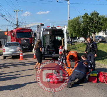 Atropelamento de avo e neta cecap