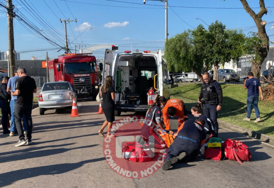 Atropelamento de avo e neta cecap