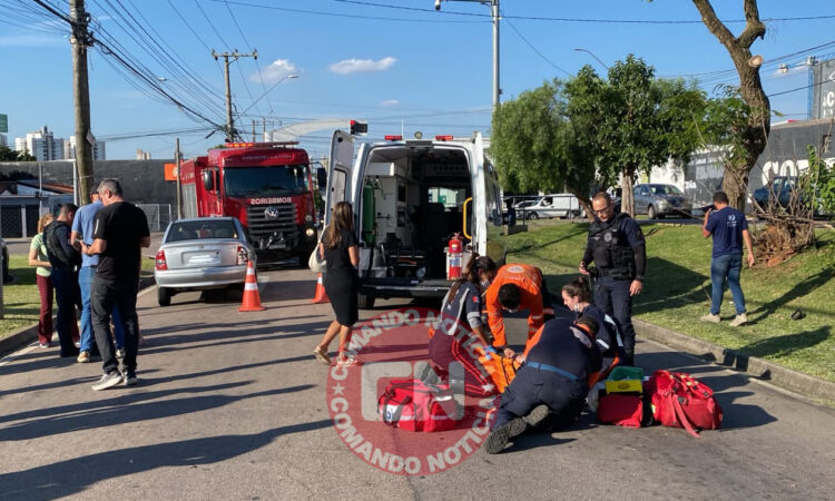 Atropelamento de avo e neta cecap