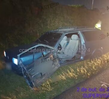 Atropelamento na bandeirantes parati