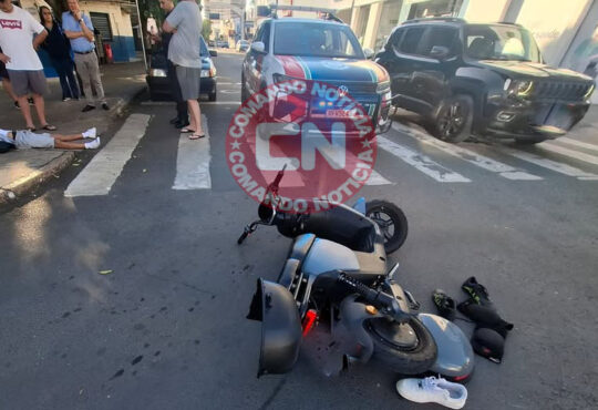 ColisÃo bike eletrica centro2