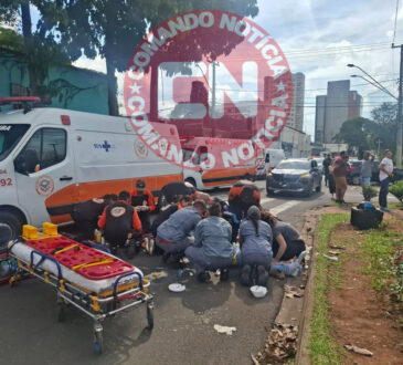 ColisÃo envolve carro e moto kenhedy
