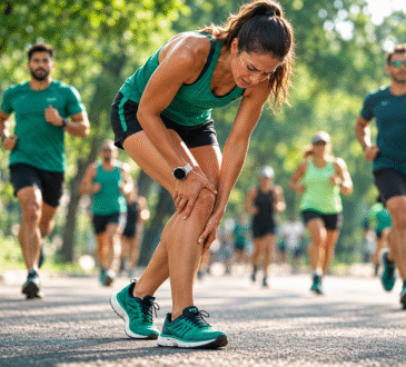 Corrida pé sem dor