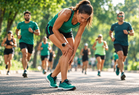 Corrida pé sem dor