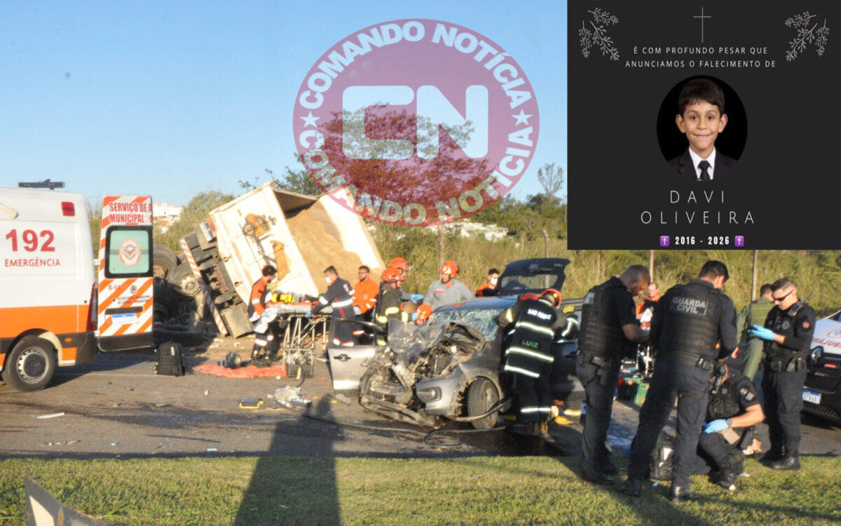 Morre davi acidente mobi