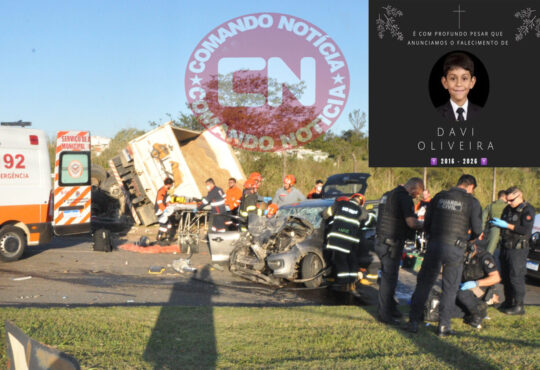 Morre davi acidente mobi
