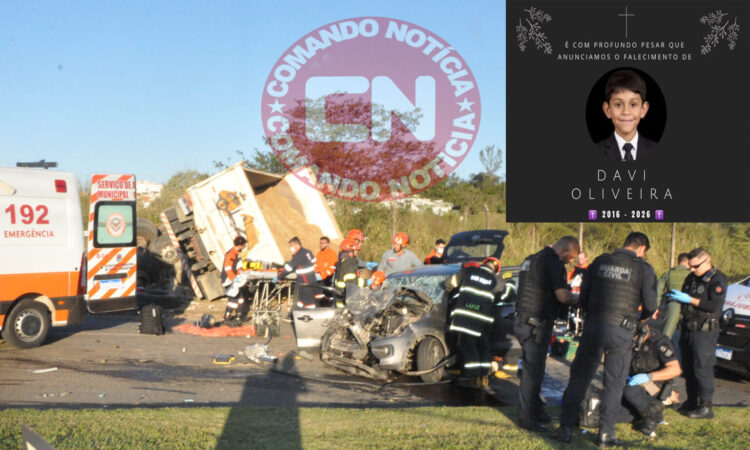 Morre davi acidente mobi