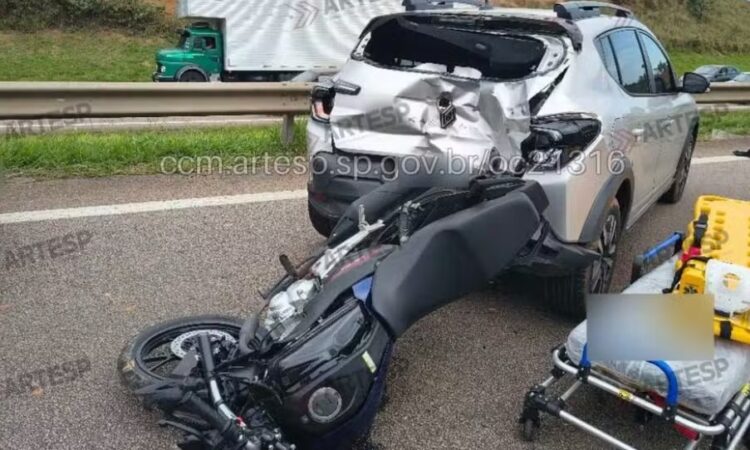 Morte motociclista sp 75 itu