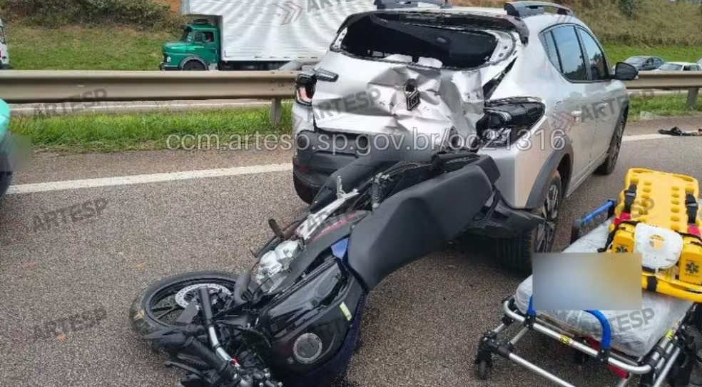 Morte motociclista sp 75 itu