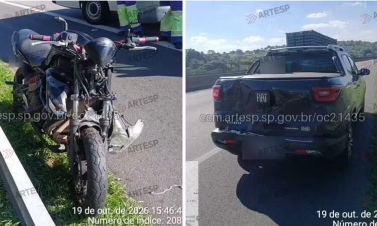 Motociclista fica gravemente ferido jundiai