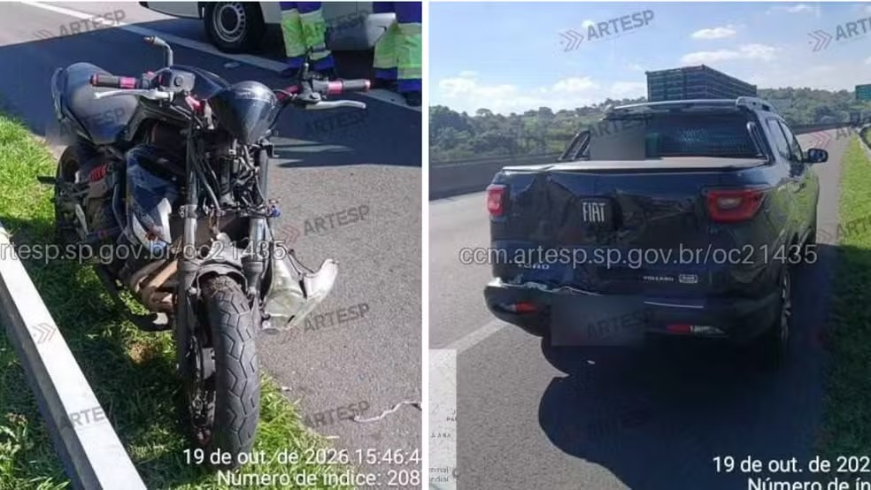 Motociclista fica gravemente ferido jundiai